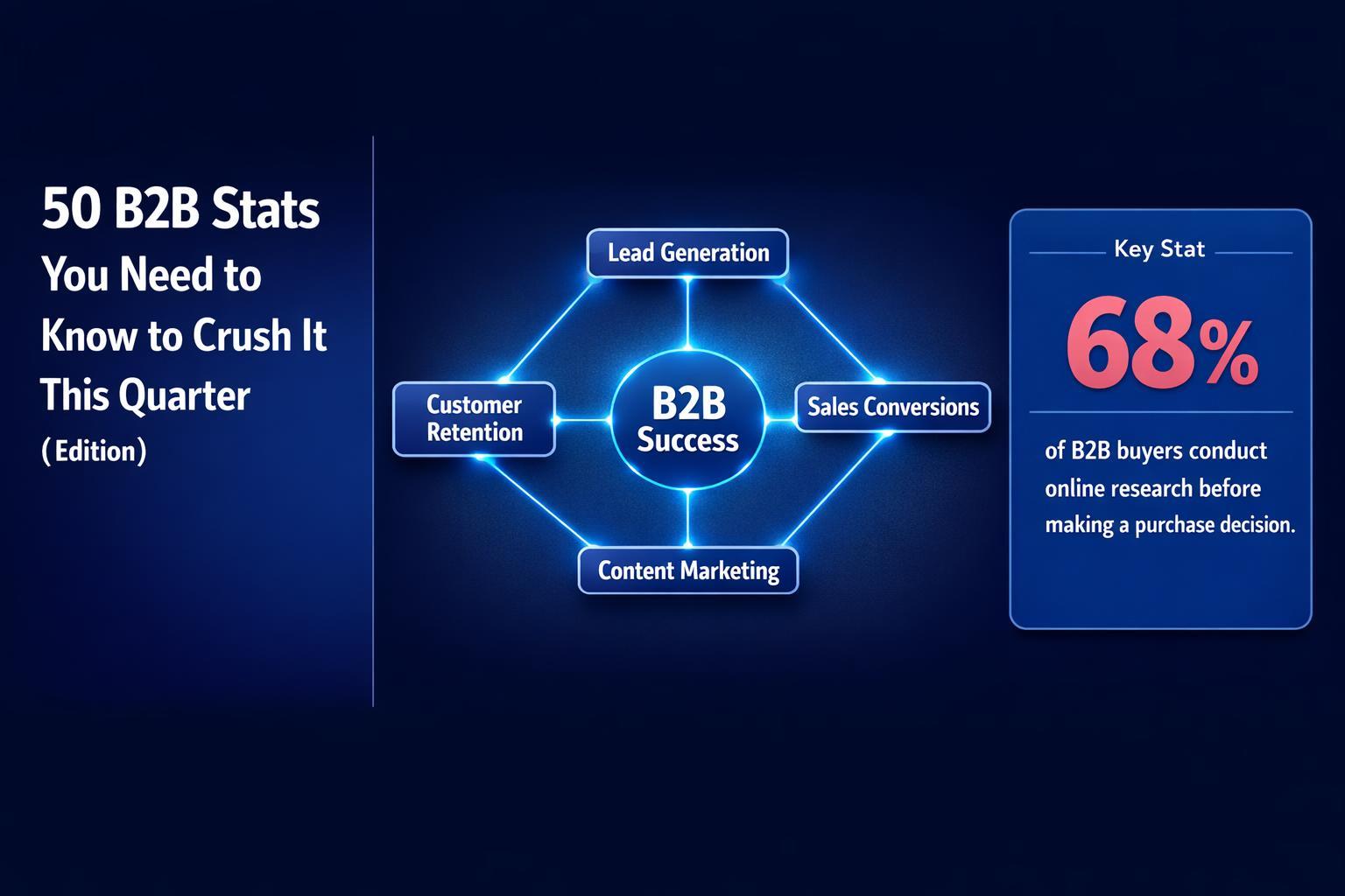 50 B2B Stats You Need to Know to Crush It This Quarter (2026 Edition)