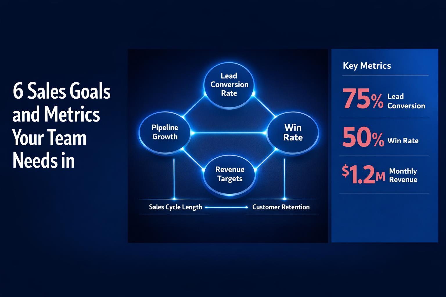 6 Sales Goals and Metrics Your Team Needs in 2026 — infographic guide for B2B sales and revenue teams | Revspire