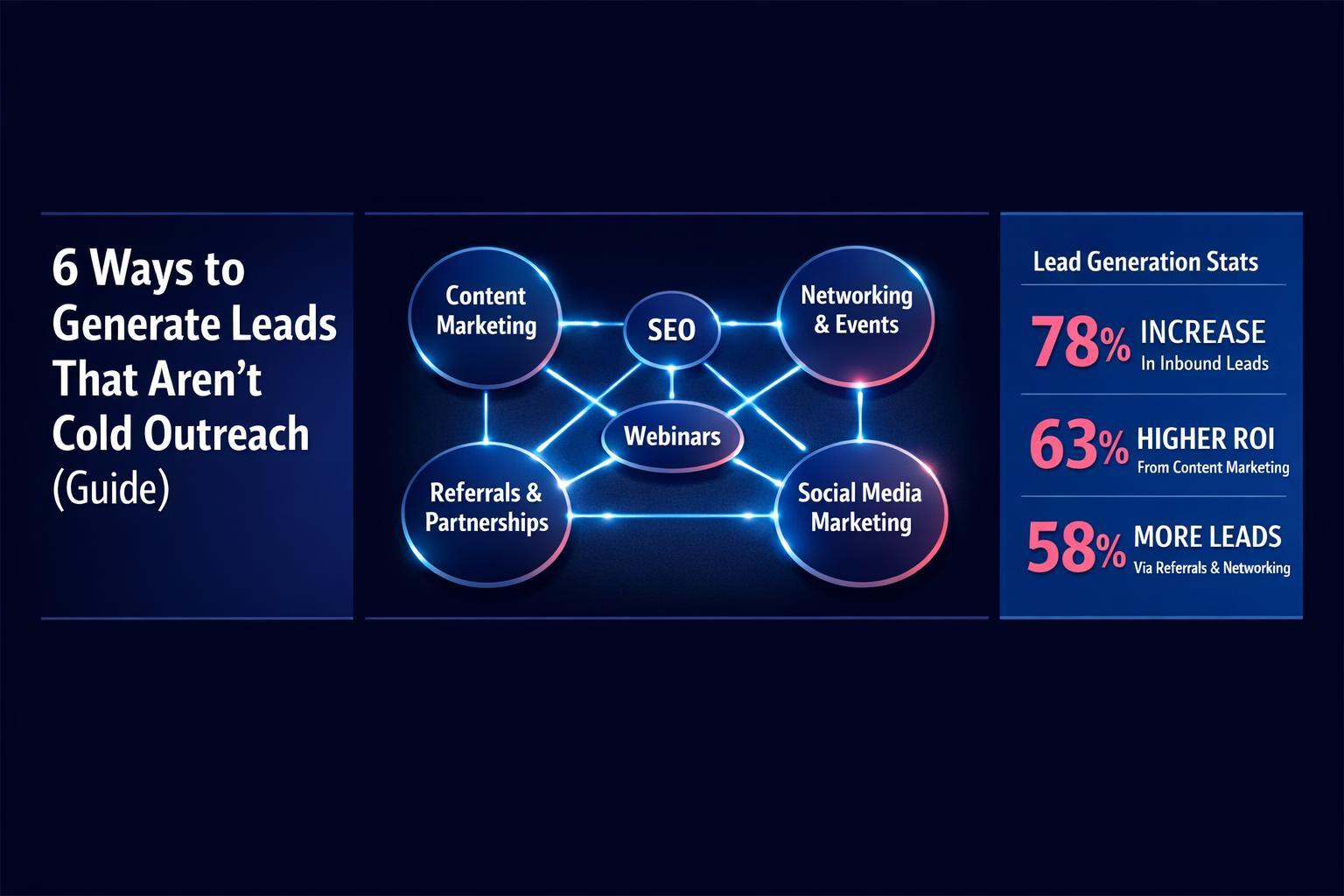6 Ways to Generate Leads That Aren’t Cold Outreach (2026 Guide)