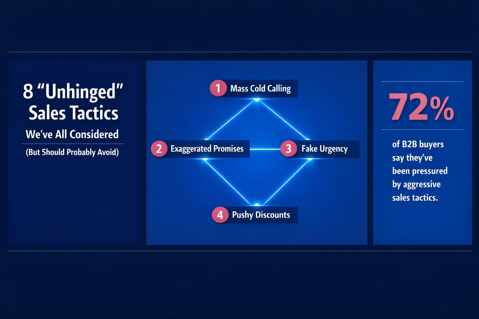 8 ‘Unhinged’ Sales Tactics We’ve All Considered (But Should Probably Avoid)