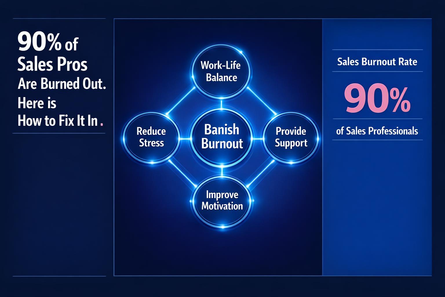 90% of Sales Pros Are Burned Out. Here is How to Fix It in 2026. — infographic guide for B2B sales and revenue teams | Revspire