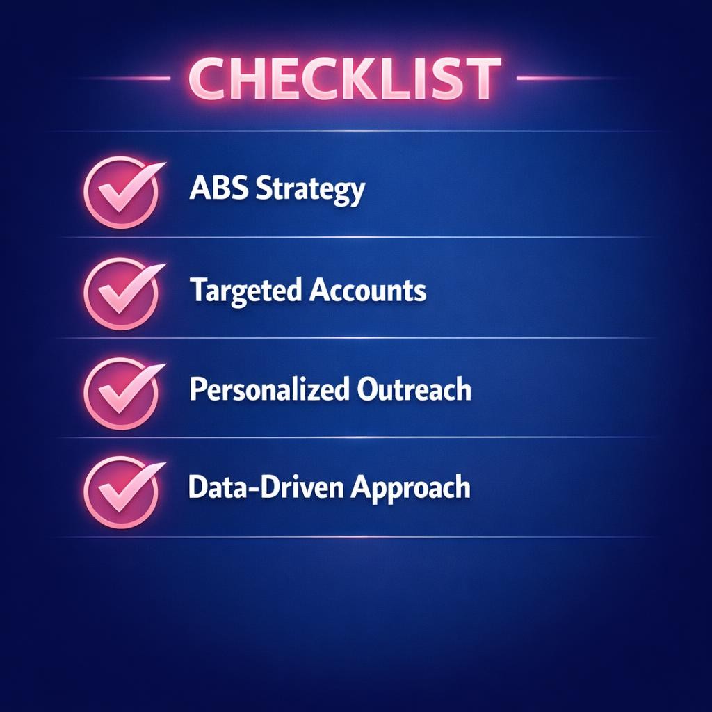 ABS vs Traditional Sales — key stats, steps and framework infographic for B2B revenue teams | Revspire