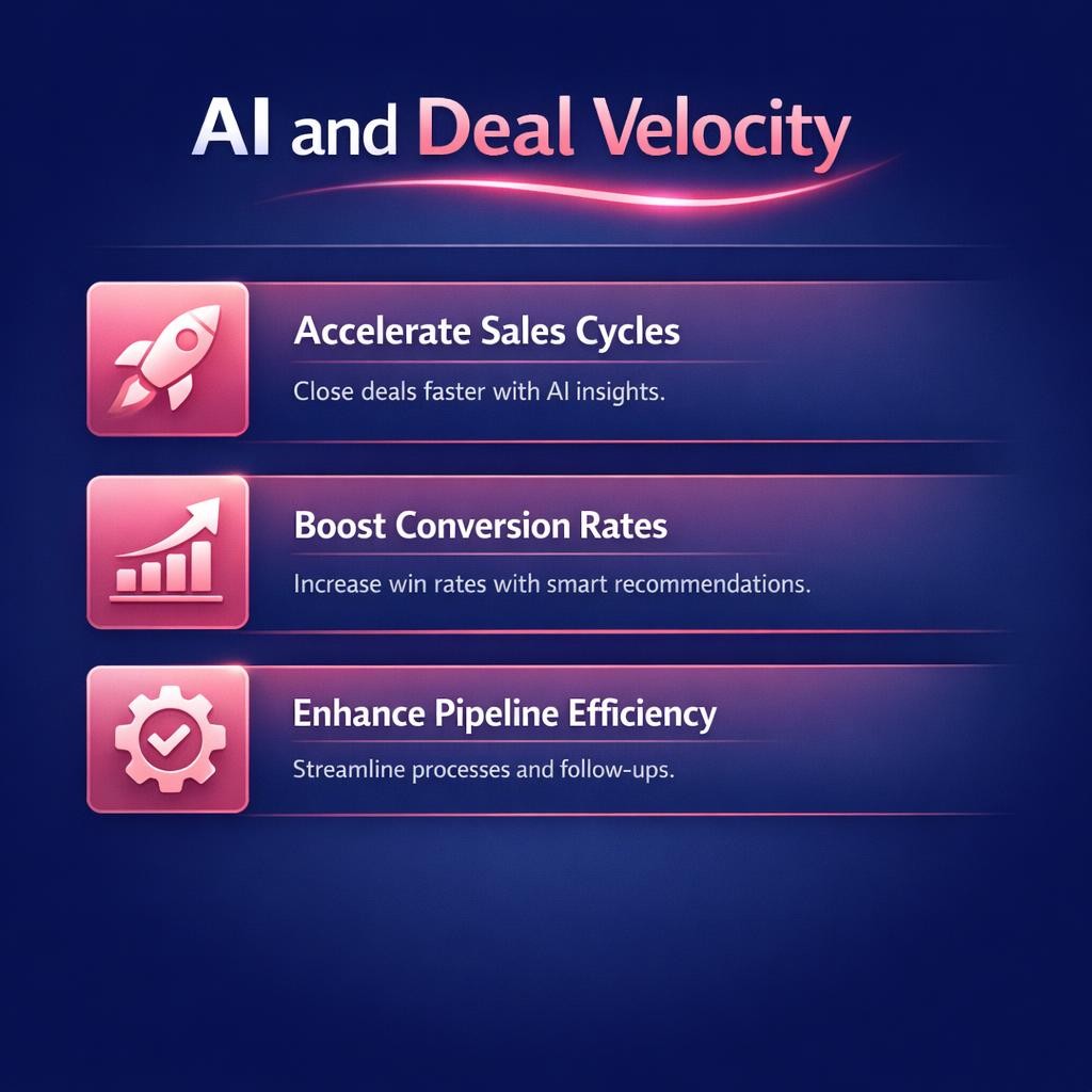 AI and Deal Velocity — key stats, steps and framework infographic for B2B revenue teams | Revspire