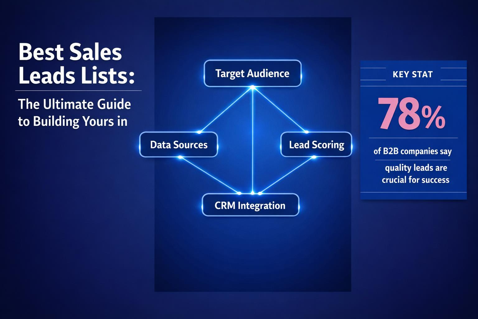 Best Sales Leads Lists: The Ultimate Guide to Building Yours in 2026 — infographic guide for B2B sales and revenue teams | Revspire