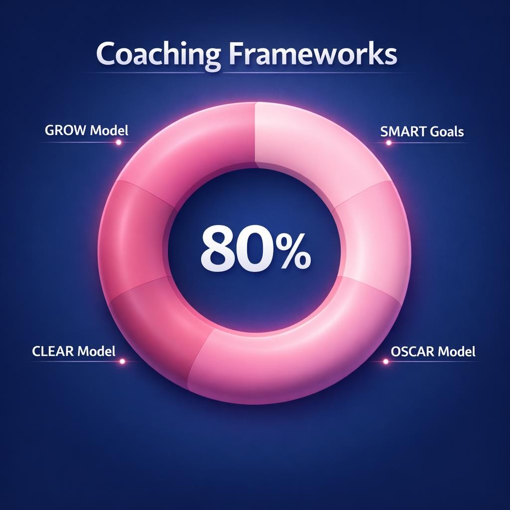 Coaching Frameworks — key stats, steps and framework infographic for B2B revenue teams | Revspire