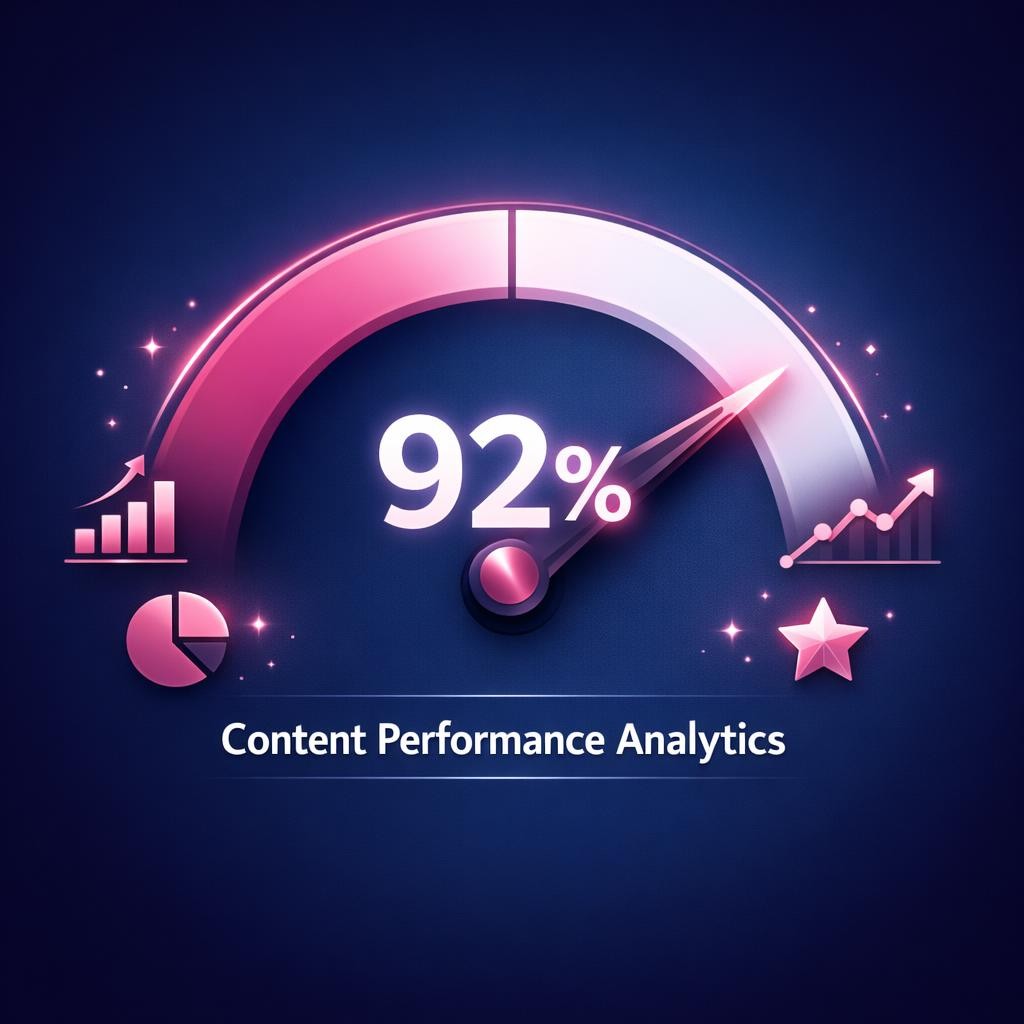Content Performance Analytics — key stats, steps and framework infographic for B2B revenue teams | Revspire
