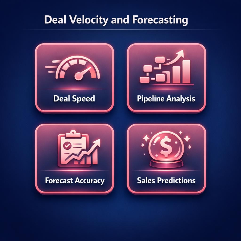 Deal Velocity and Forecasting — key stats, steps and framework infographic for B2B revenue teams | Revspire