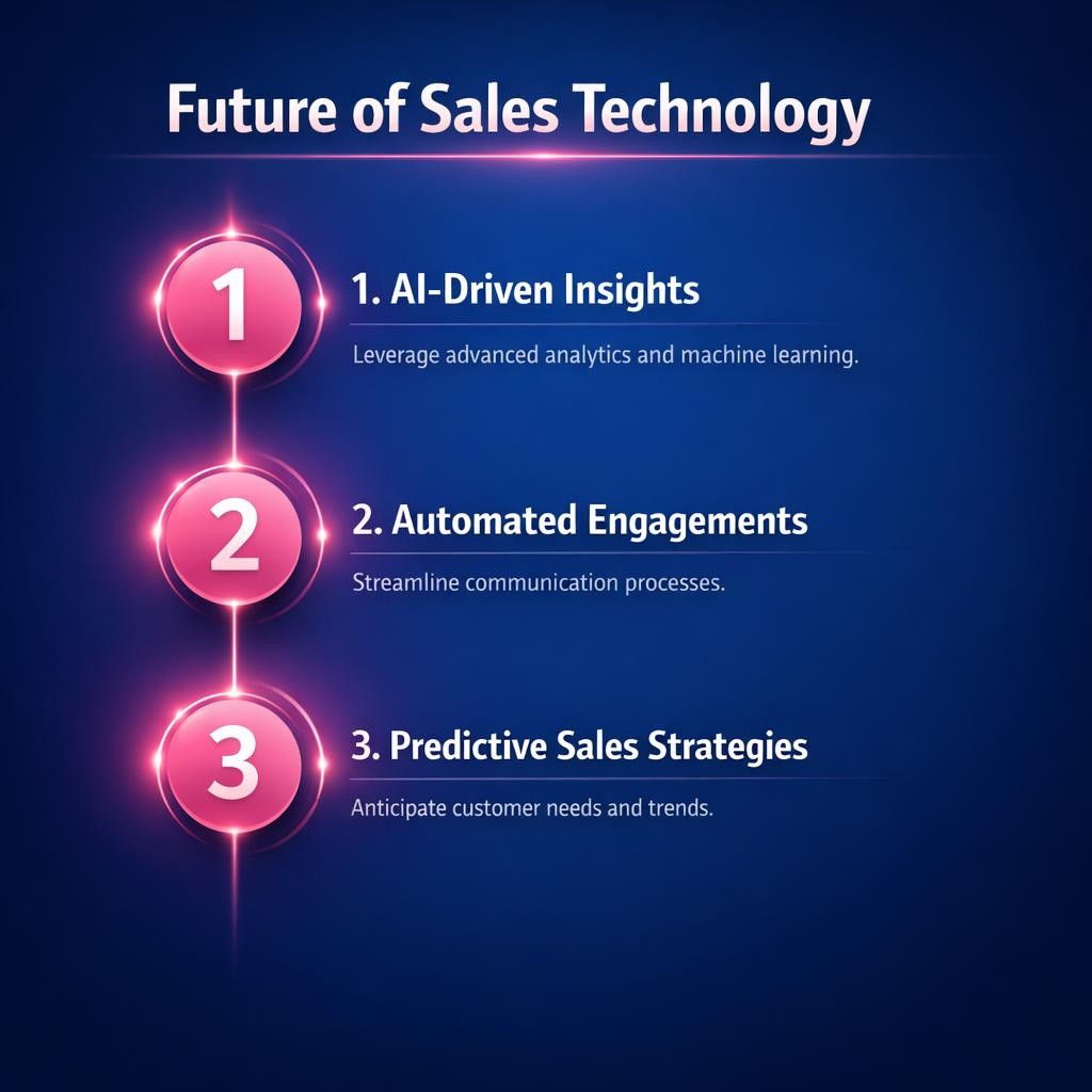 Future of Sales Technology — key stats, steps and framework infographic for B2B revenue teams | Revspire
