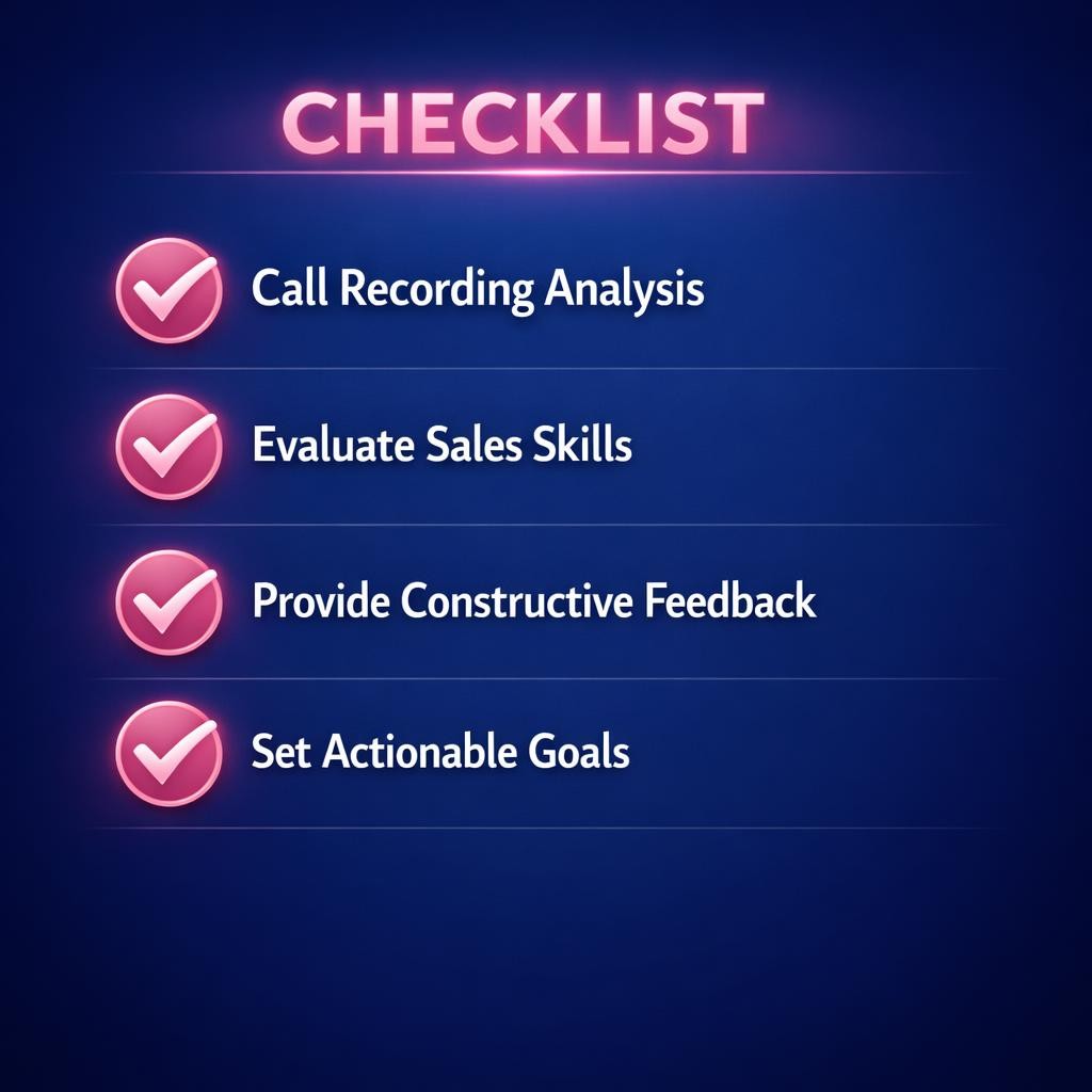 Call Coaching and Review — key stats, steps and framework infographic for B2B revenue teams | Revspire