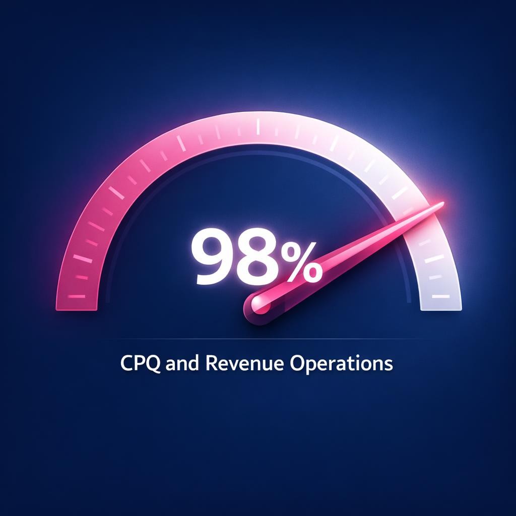 CPQ and Revenue Operations — key stats, steps and framework infographic for B2B revenue teams | Revspire