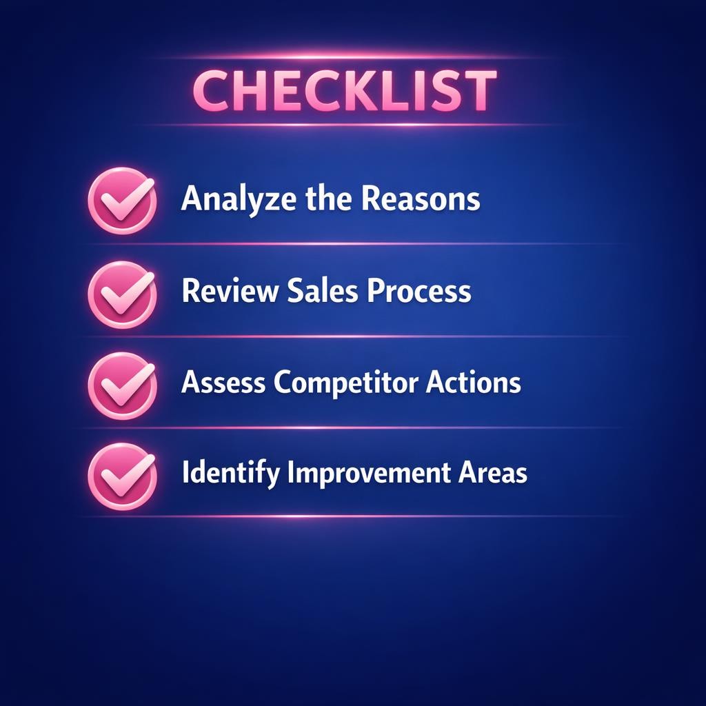 Deal Loss Post-Mortems — key stats, steps and framework infographic for B2B revenue teams | Revspire