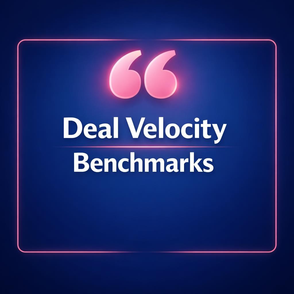Deal Velocity Benchmarks — key stats, steps and framework infographic for B2B revenue teams | Revspire
