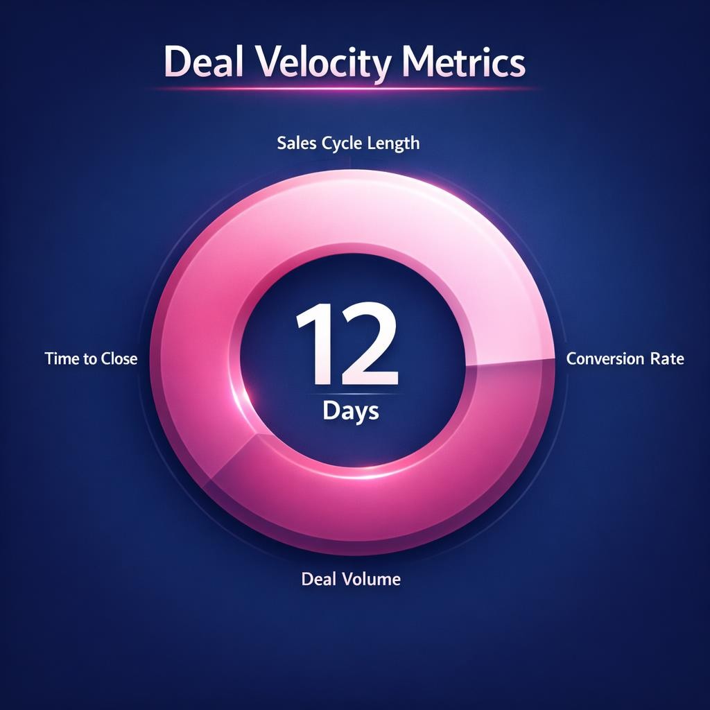 Deal Velocity Metrics — key stats, steps and framework infographic for B2B revenue teams | Revspire