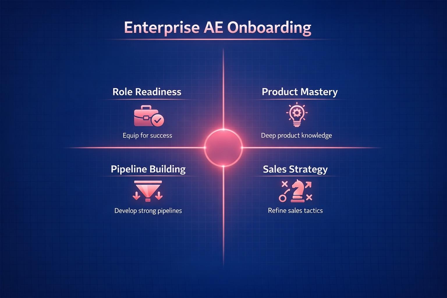 How to Improve Enterprise AE Onboarding and Close More B2B Deals in 2026 — infographic guide for B2B sales and revenue teams | Revspire