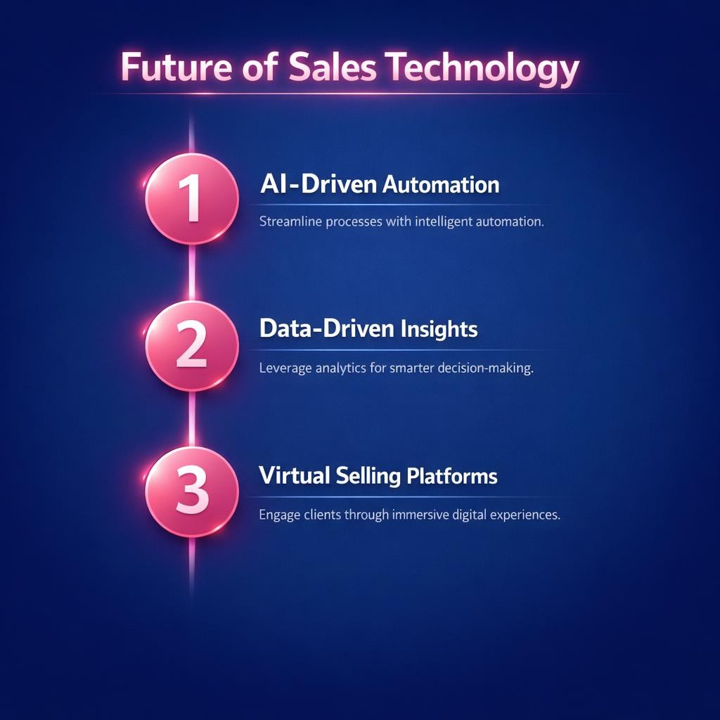 Future of Sales Technology — key stats, steps and framework infographic for B2B revenue teams | Revspire