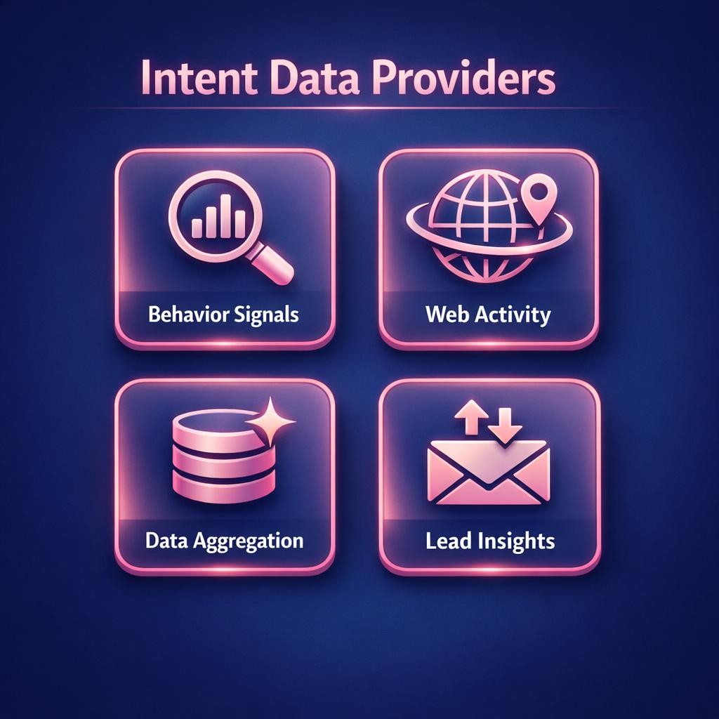 Intent Data Providers — key stats, steps and framework infographic for B2B revenue teams | Revspire