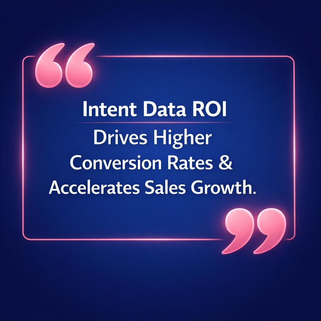 Intent Data ROI — key stats, steps and framework infographic for B2B revenue teams | Revspire