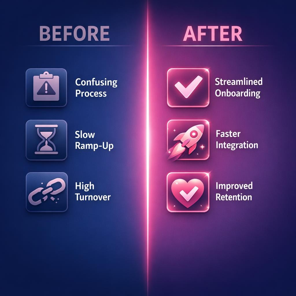 Onboarding and Retention — key stats, steps and framework infographic for B2B revenue teams | Revspire