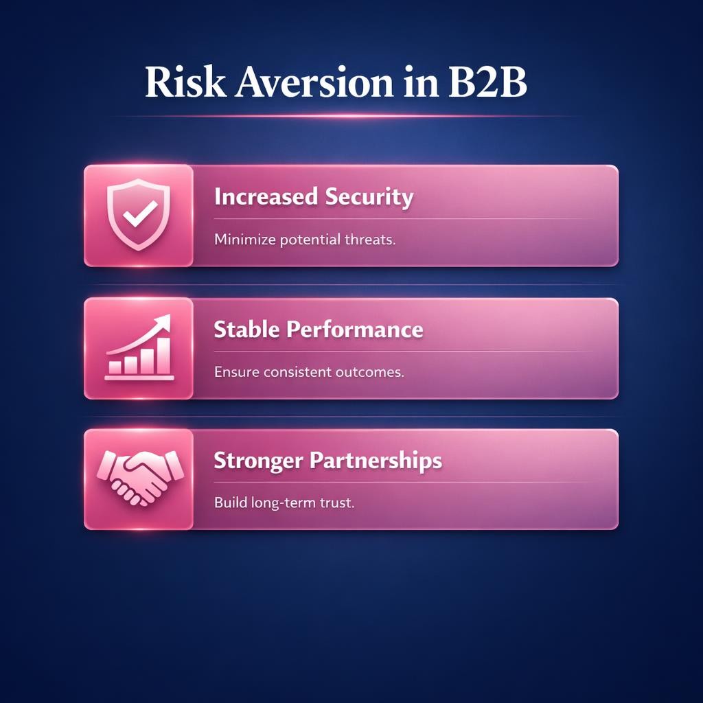 Risk Aversion in B2B — key stats, steps and framework infographic for B2B revenue teams | Revspire