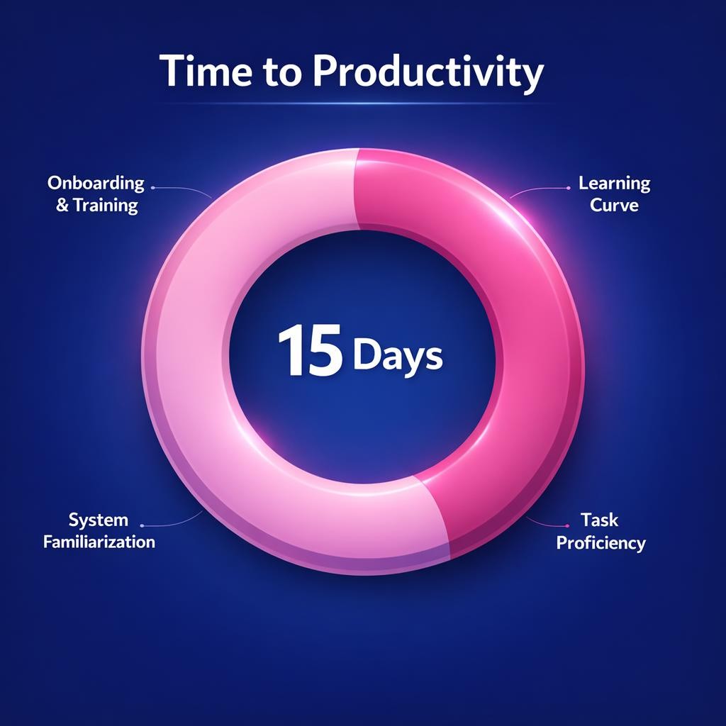 Time to Productivity — key stats, steps and framework infographic for B2B revenue teams | Revspire