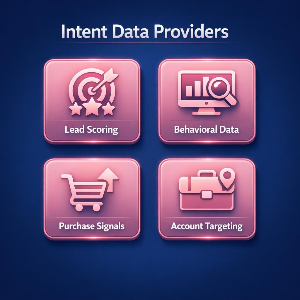 Intent Data Providers — key stats, steps and framework infographic for B2B revenue teams | Revspire