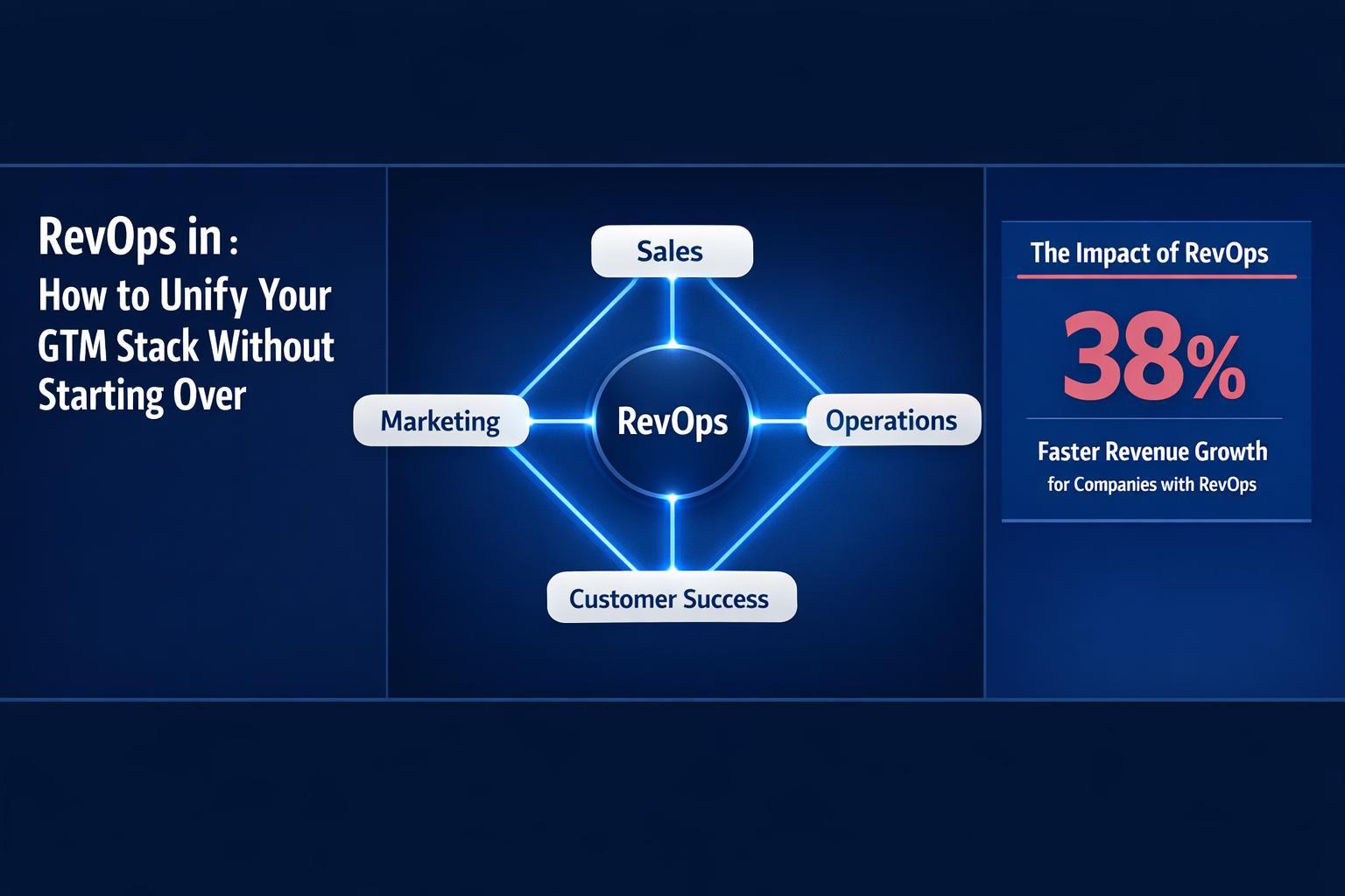 RevOps in 2026: How to Unify Your GTM Stack Without Starting Over
