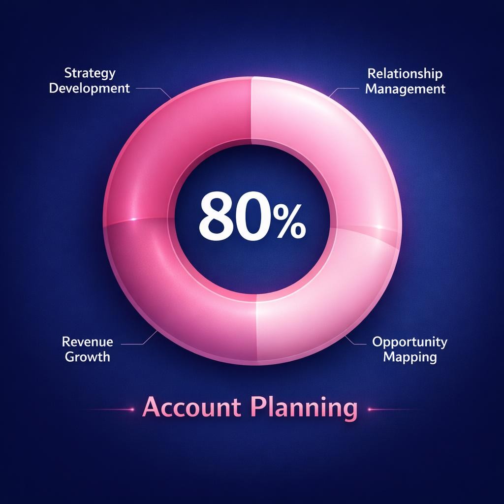 Account Planning — key stats, steps and framework infographic for B2B revenue teams | Revspire