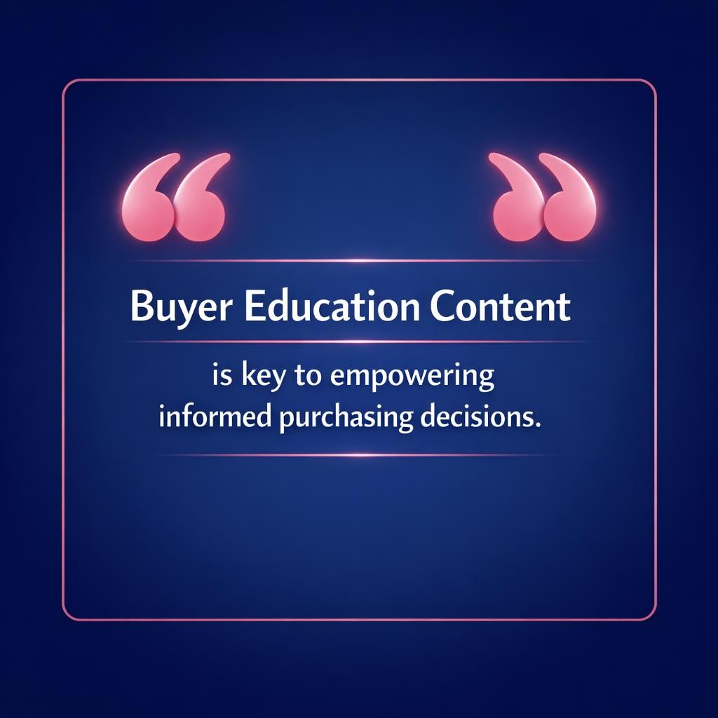 Buyer Education Content — key stats, steps and framework infographic for B2B revenue teams | Revspire