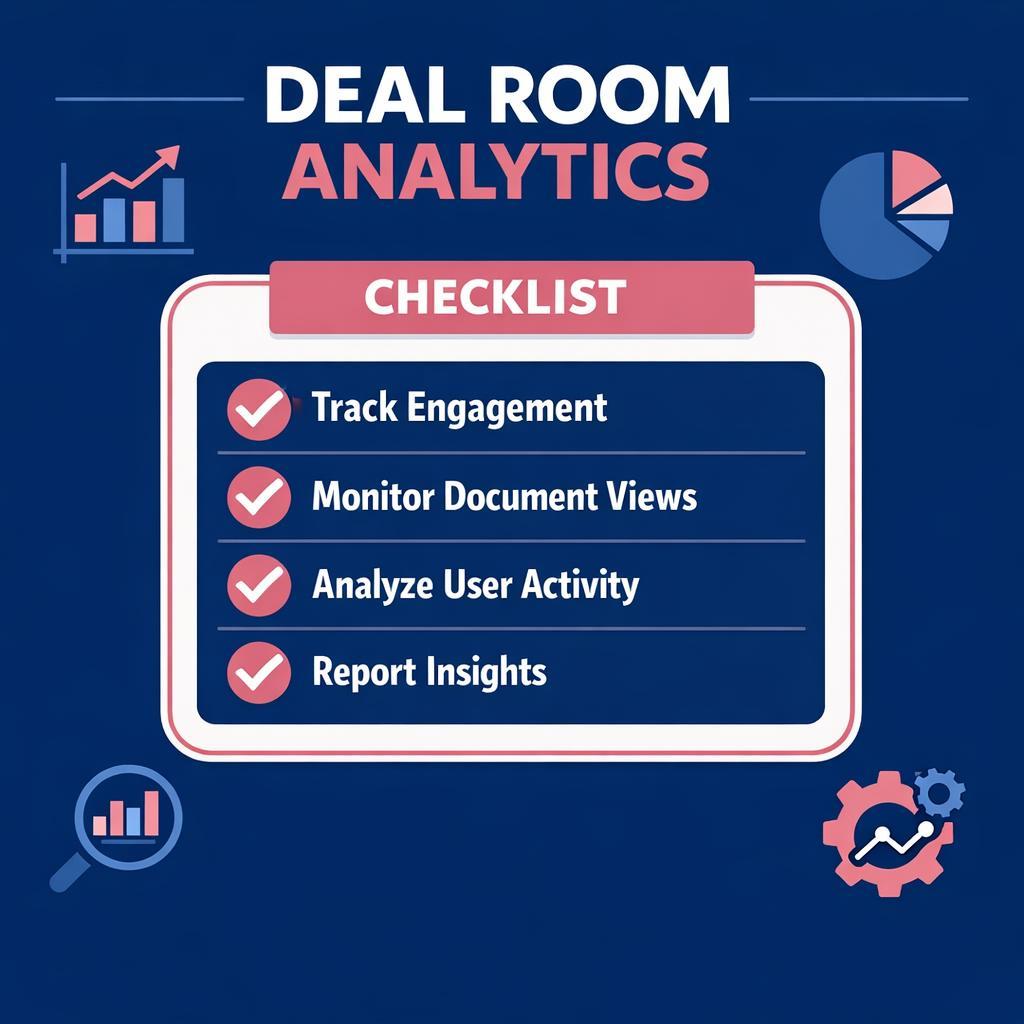 Deal Room Analytics — key stats, steps and framework infographic for B2B revenue teams | Revspire