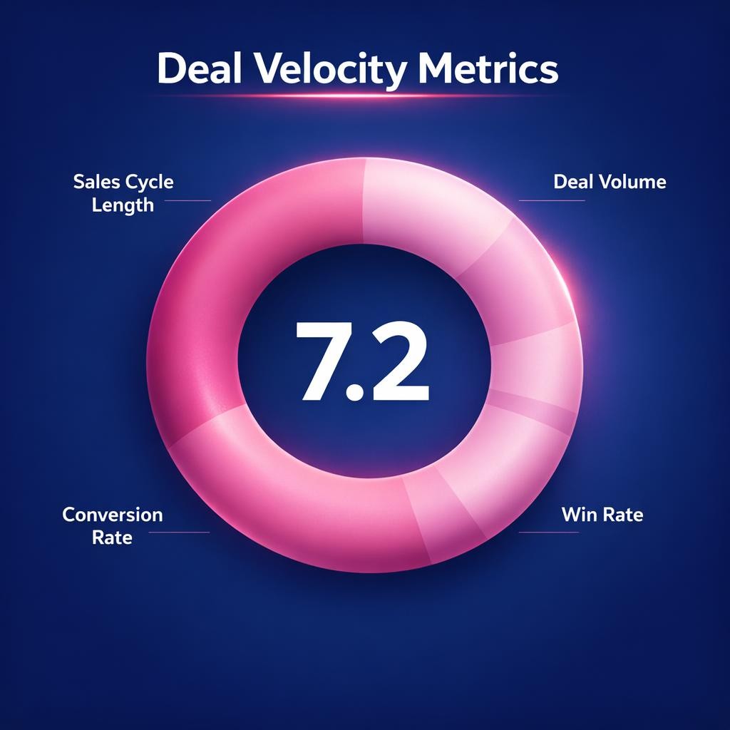Deal Velocity Metrics — key stats, steps and framework infographic for B2B revenue teams | Revspire