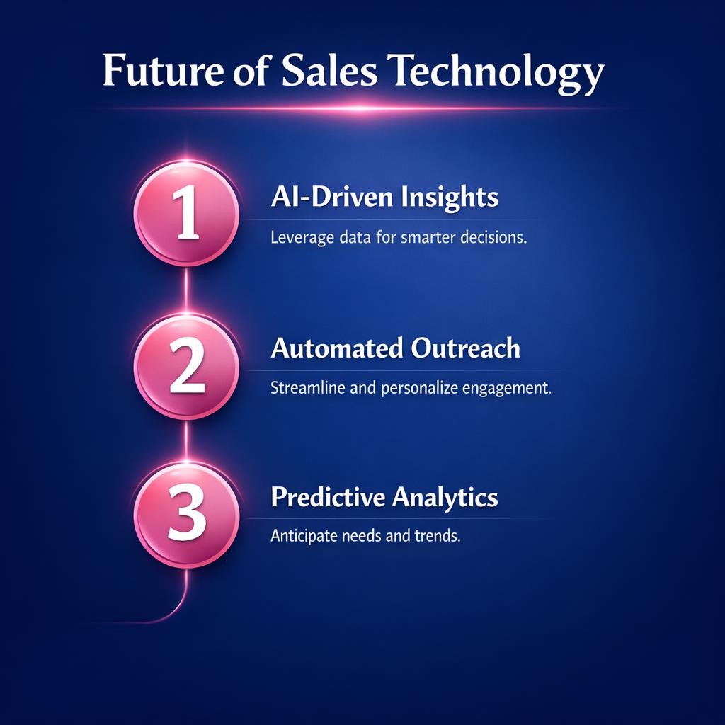 Future of Sales Technology — key stats, steps and framework infographic for B2B revenue teams | Revspire