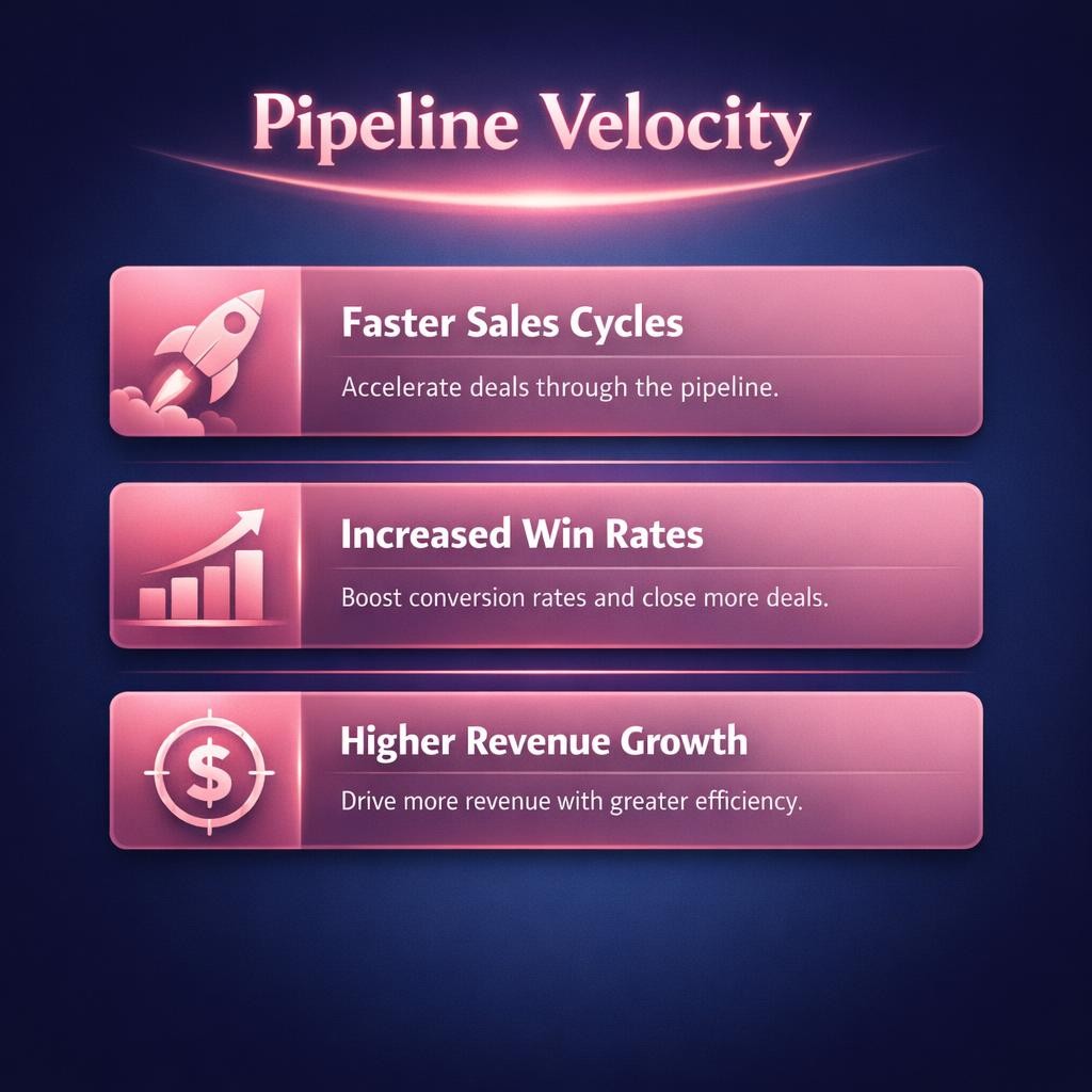 Pipeline Velocity — key stats, steps and framework infographic for B2B revenue teams | Revspire