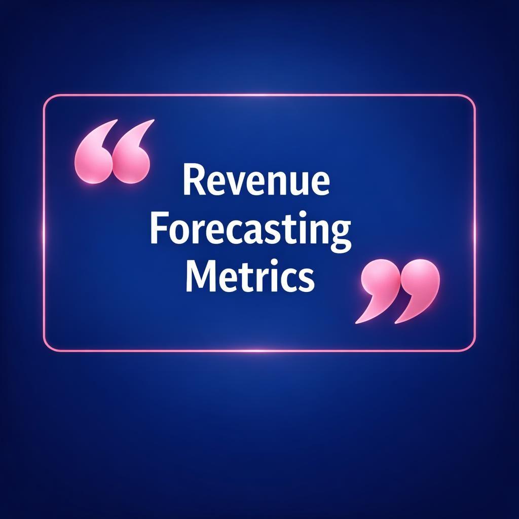 Revenue Forecasting Metrics — key stats, steps and framework infographic for B2B revenue teams | Revspire