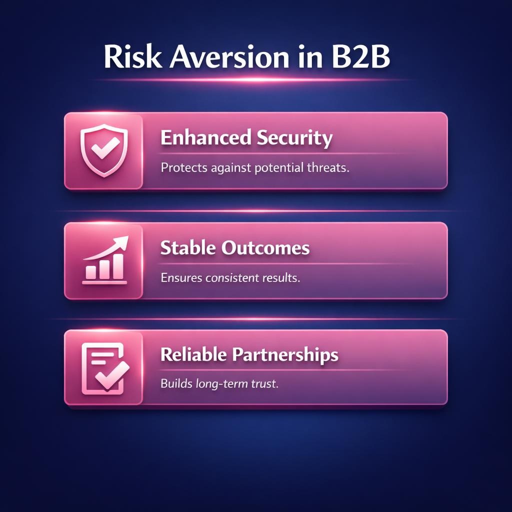 Risk Aversion in B2B — key stats, steps and framework infographic for B2B revenue teams | Revspire