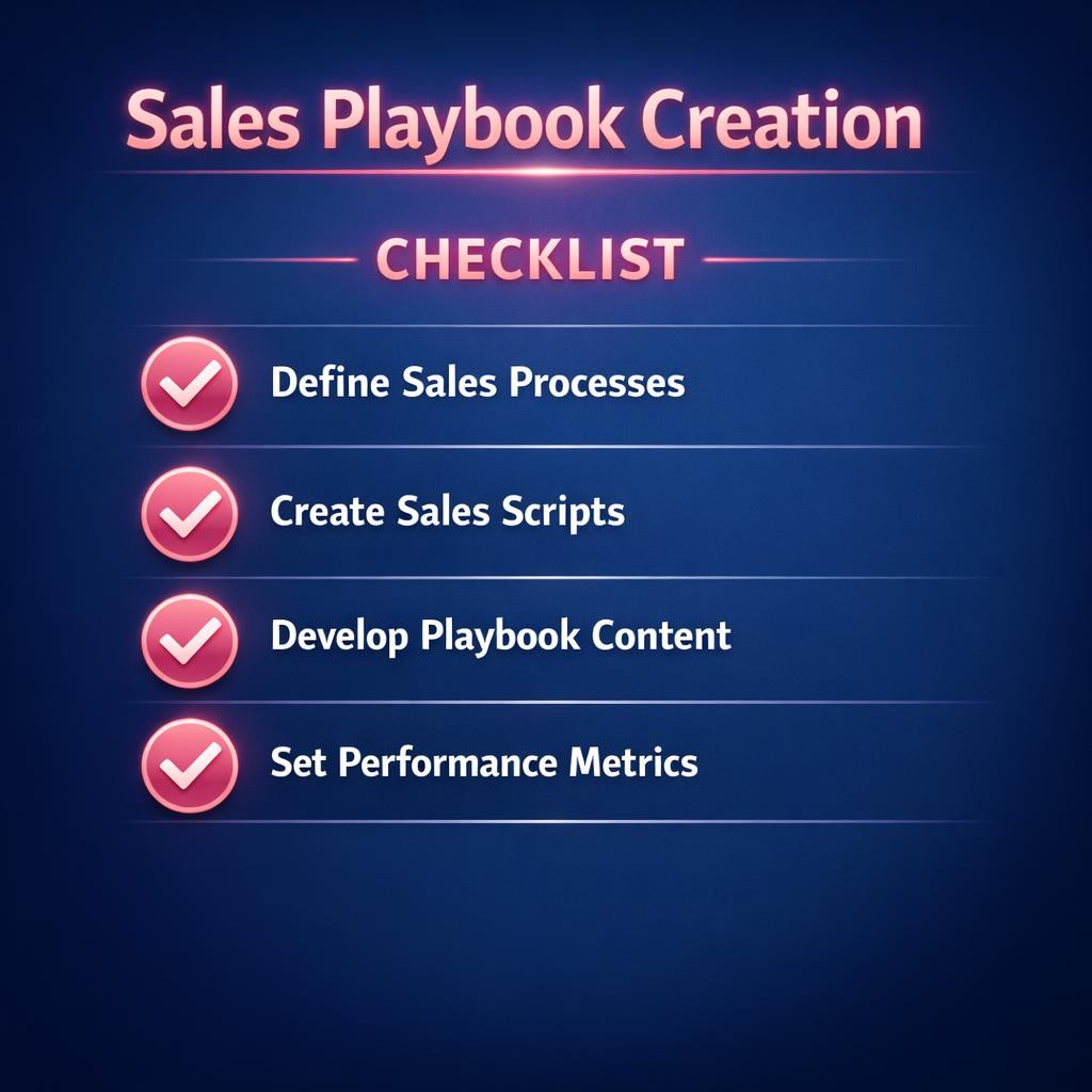 Sales Playbook Creation — key stats, steps and framework infographic for B2B revenue teams | Revspire