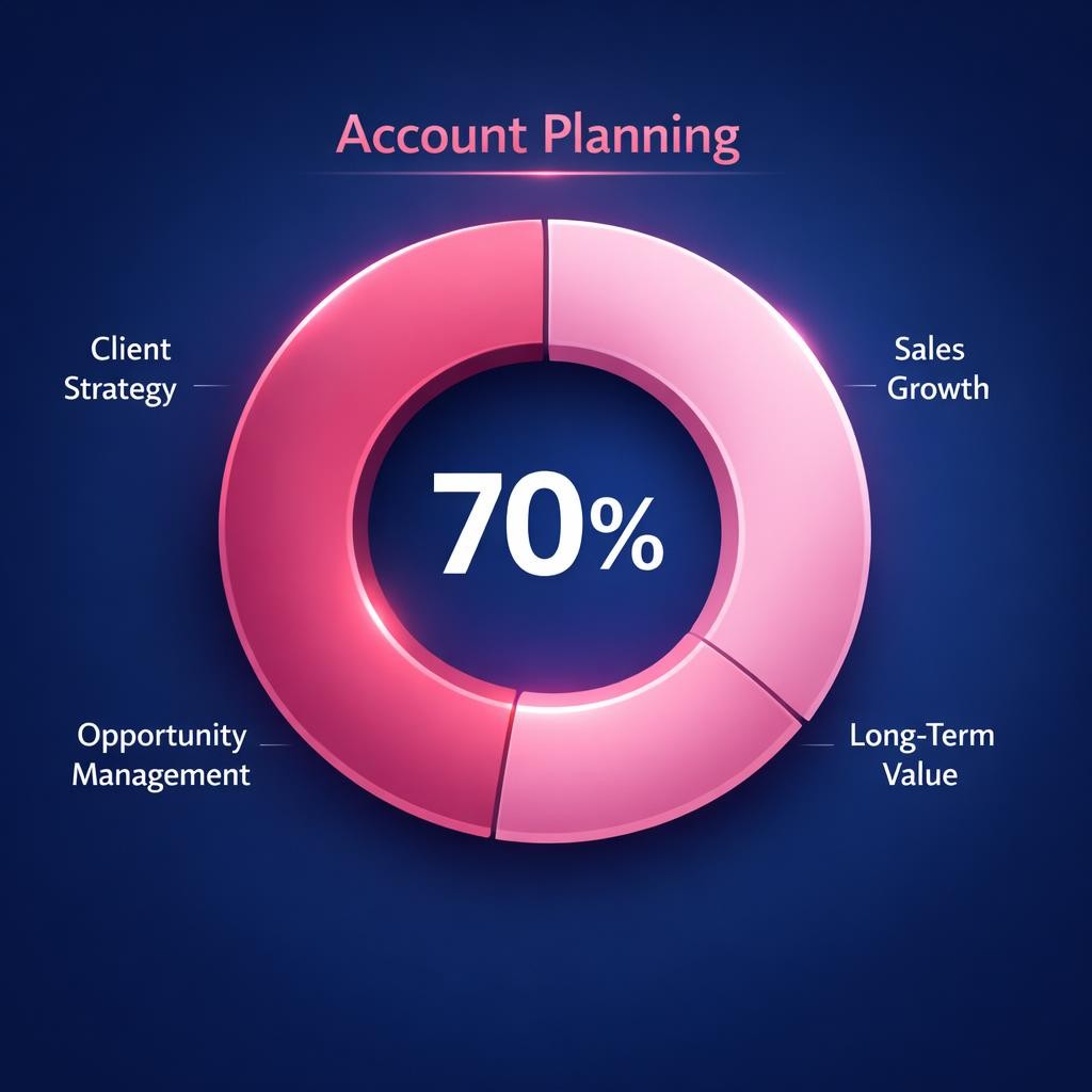 Account Planning — key stats, steps and framework infographic for B2B revenue teams | Revspire