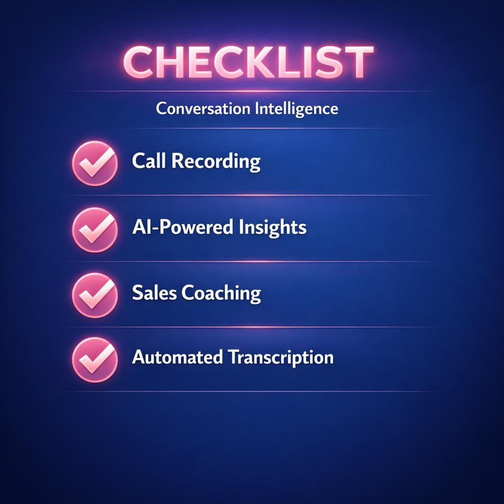 Conversation Intelligence — key stats, steps and framework infographic for B2B revenue teams | Revspire