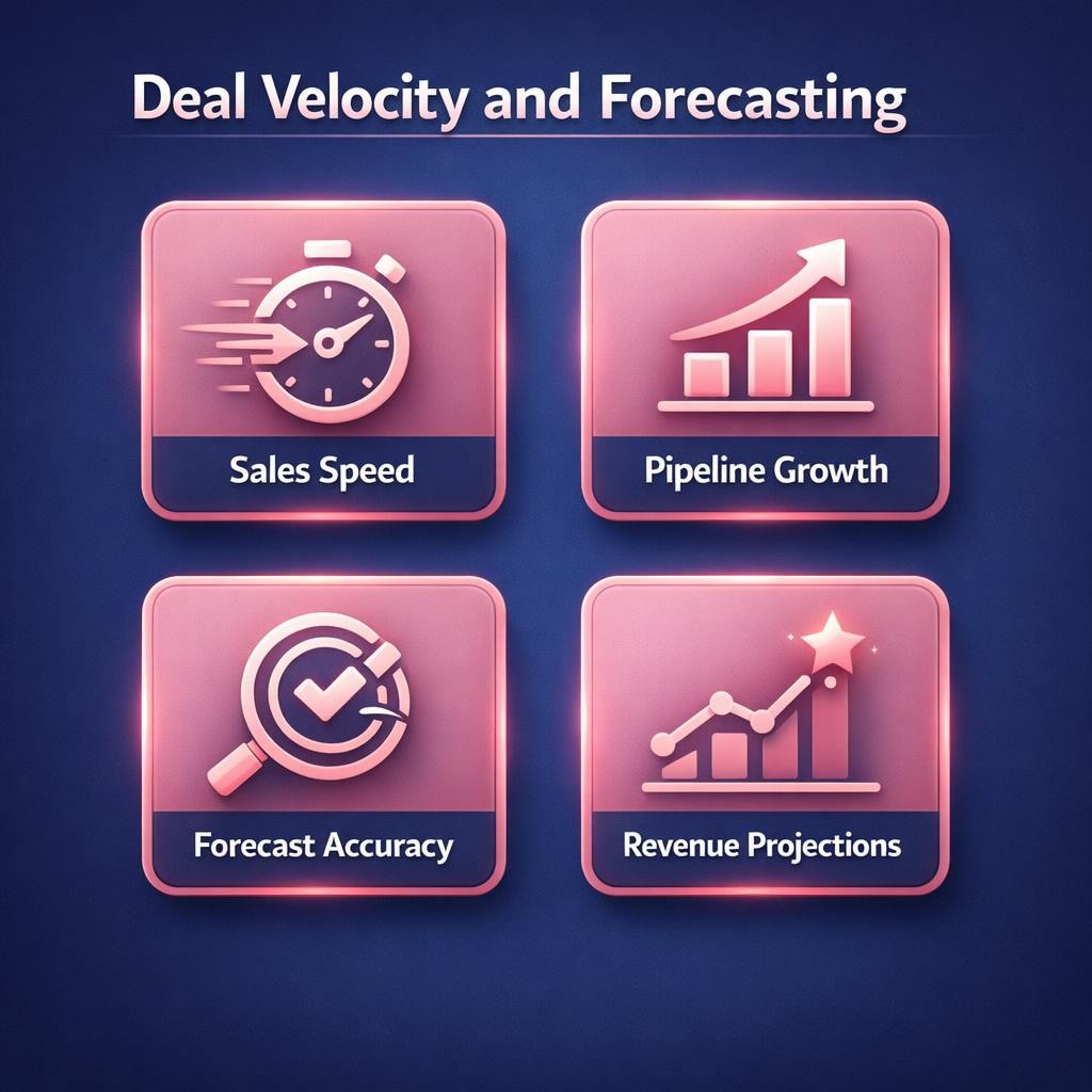 Deal Velocity and Forecasting — key stats, steps and framework infographic for B2B revenue teams | Revspire