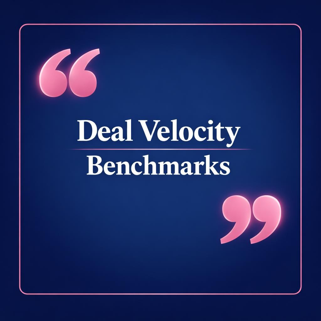 Deal Velocity Benchmarks — key stats, steps and framework infographic for B2B revenue teams | Revspire