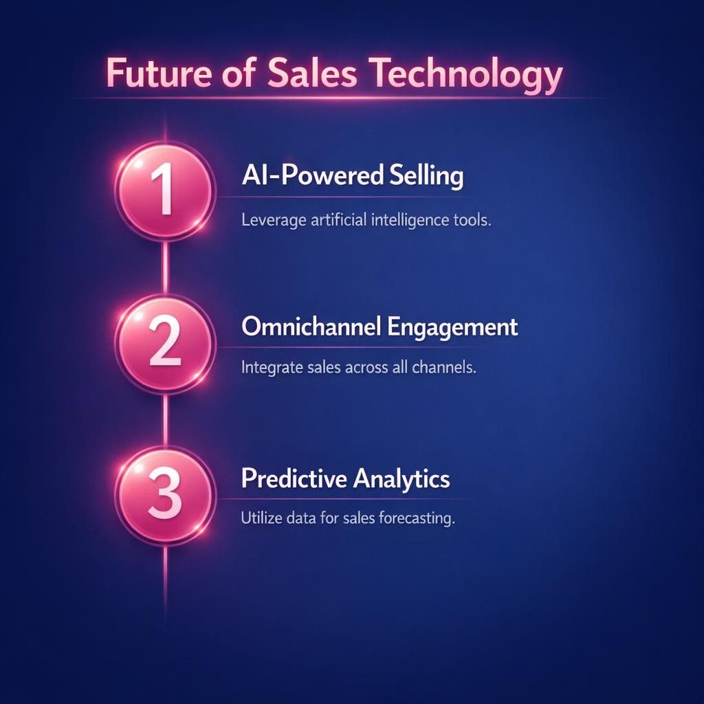 Future of Sales Technology — key stats, steps and framework infographic for B2B revenue teams | Revspire