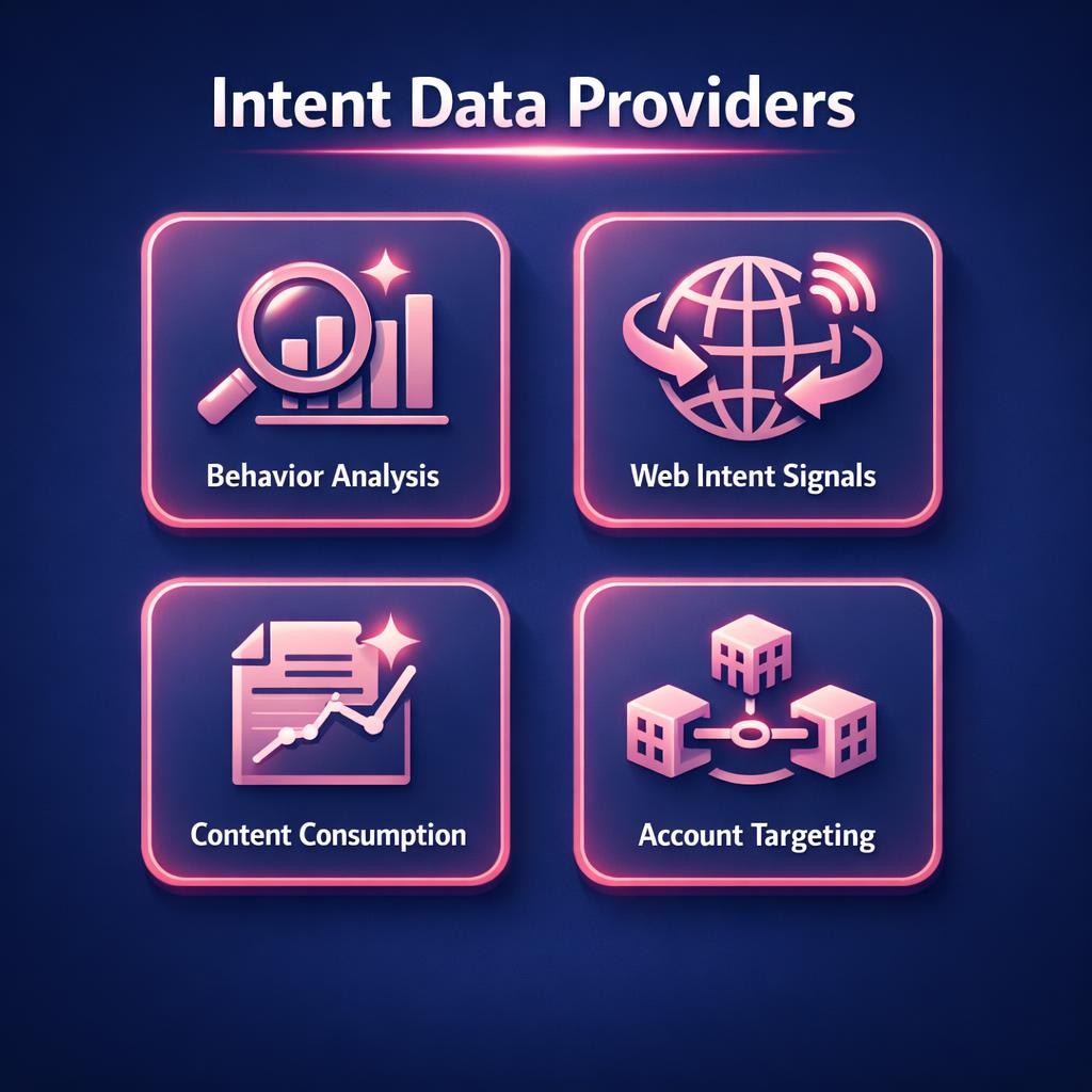 Intent Data Providers — key stats, steps and framework infographic for B2B revenue teams | Revspire