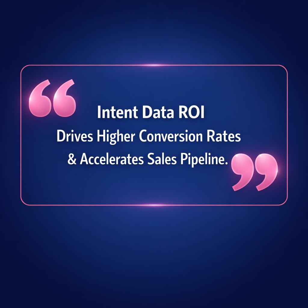 Intent Data ROI — key stats, steps and framework infographic for B2B revenue teams | Revspire