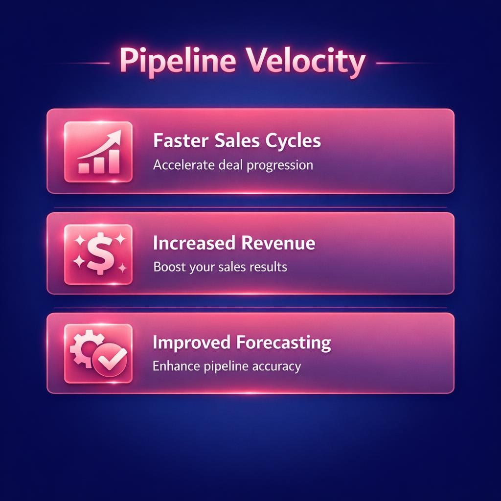 Pipeline Velocity — key stats, steps and framework infographic for B2B revenue teams | Revspire