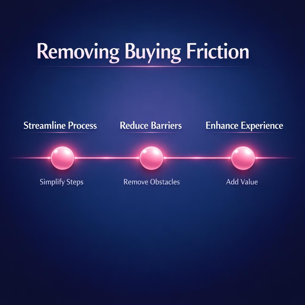Removing Buying Friction — key stats, steps and framework infographic for B2B revenue teams | Revspire