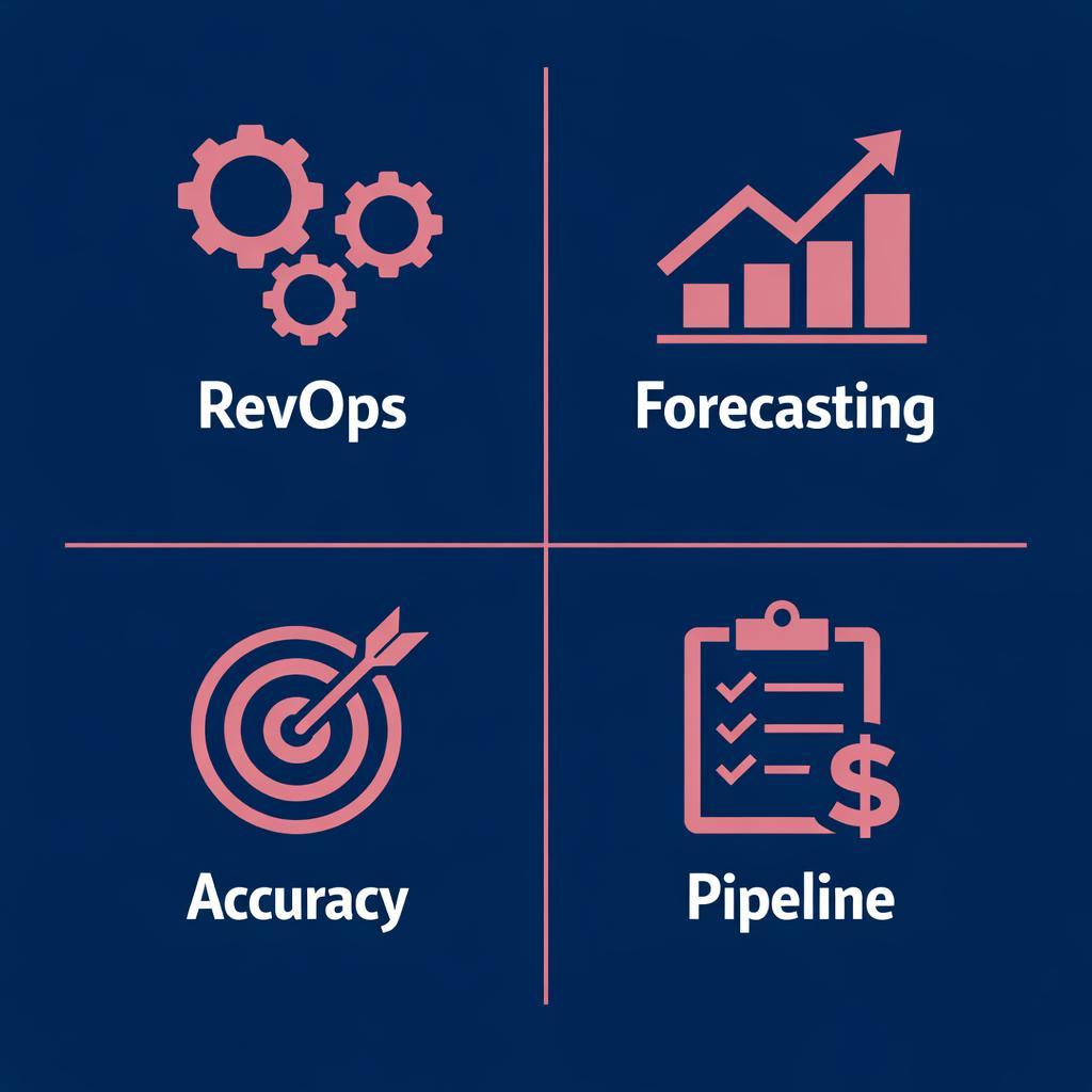 RevOps and Forecasting — key stats, steps and framework infographic for B2B revenue teams | Revspire