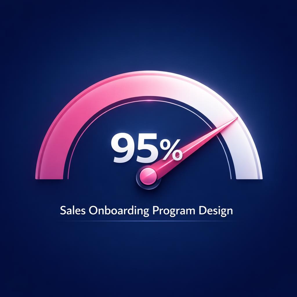 Sales Onboarding Program Design — key stats, steps and framework infographic for B2B revenue teams | Revspire
