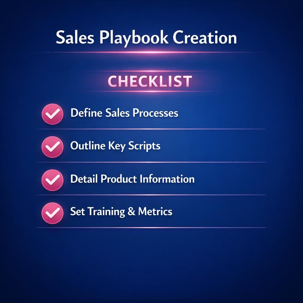 Sales Playbook Creation — key stats, steps and framework infographic for B2B revenue teams | Revspire