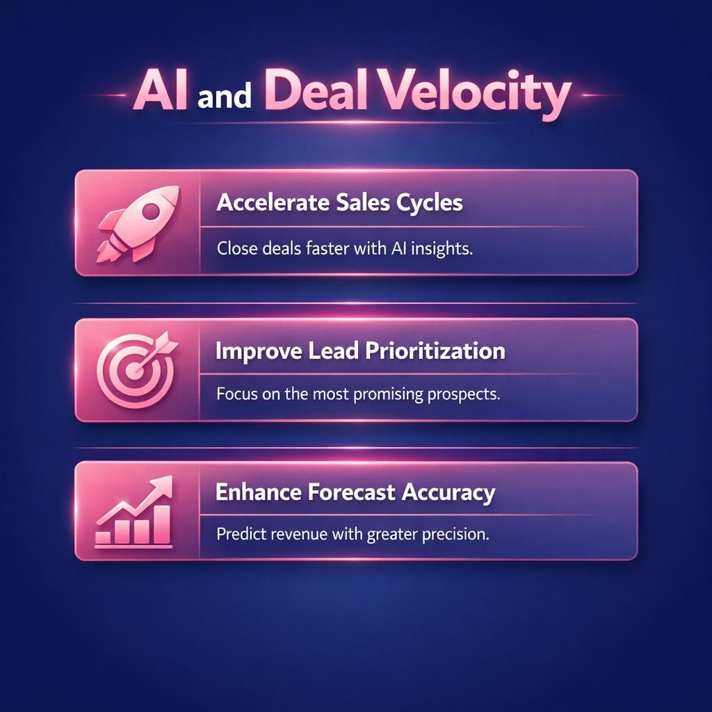AI and Deal Velocity — key stats, steps and framework infographic for B2B revenue teams | Revspire