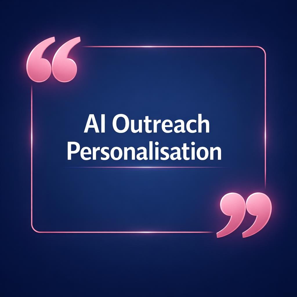 AI Outreach Personalisation — key stats, steps and framework infographic for B2B revenue teams | Revspire
