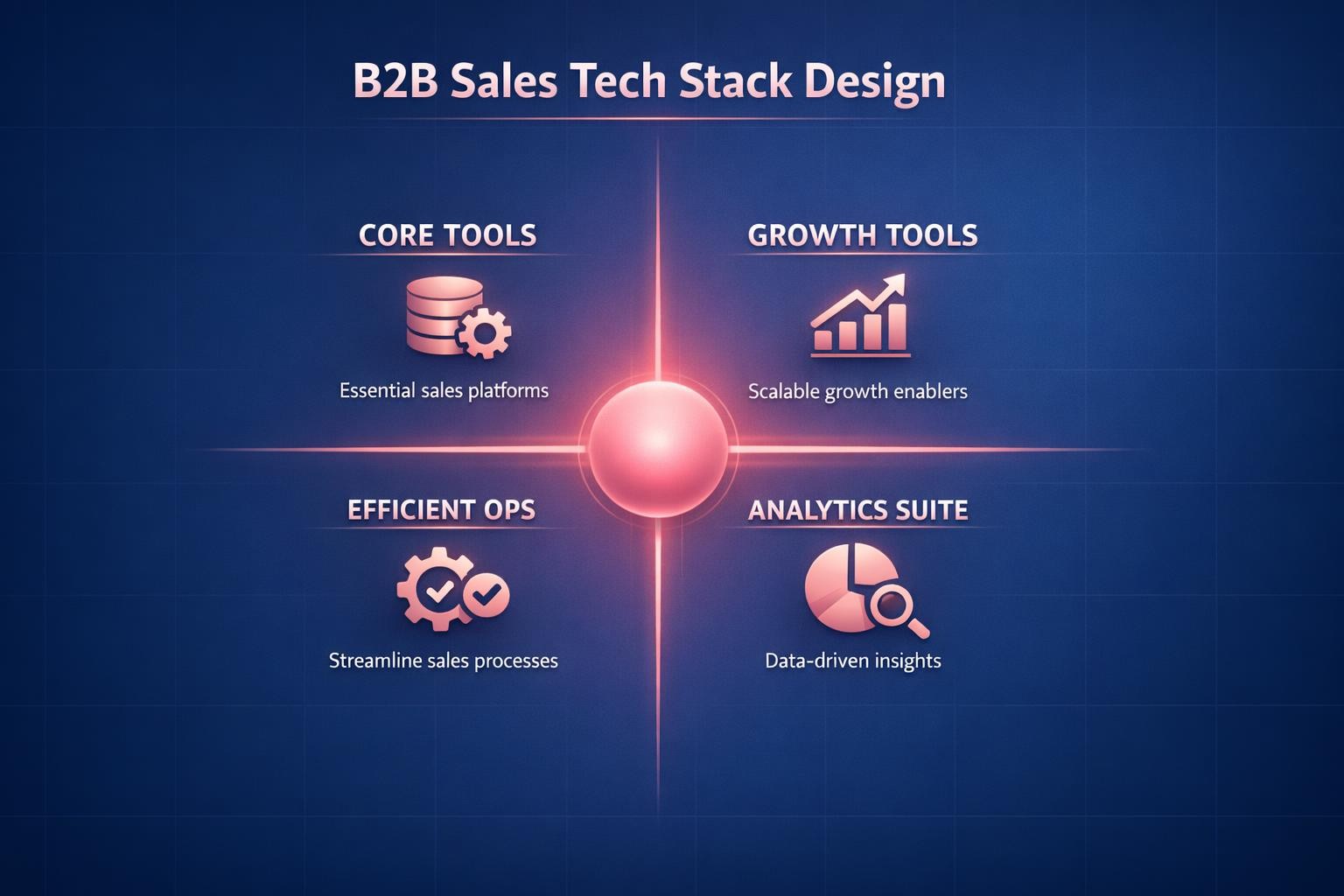 Why B2B Sales Tech Stack Design Is the Highest-Leverage Move in B2B Sales — infographic guide for B2B sales and revenue teams | Revspire